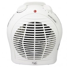 Vie Air Portable 3-Settings Ceramic Heater with Adjustable Thermostat  1500W  White - B076FGLKVH